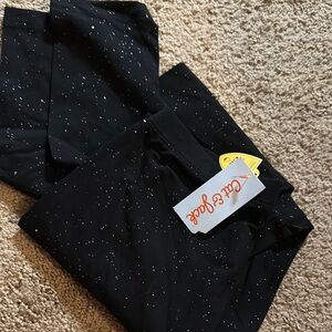 Cat & Jack Black Sparkle Leggings